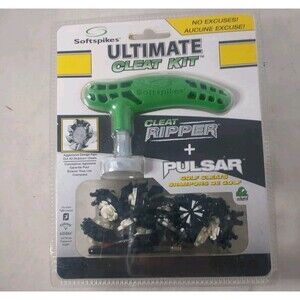 Softspikes Ultimate Cleat Kit w/ 20 Stealth Golf Cleats Pins (Black/Grey) NEW
